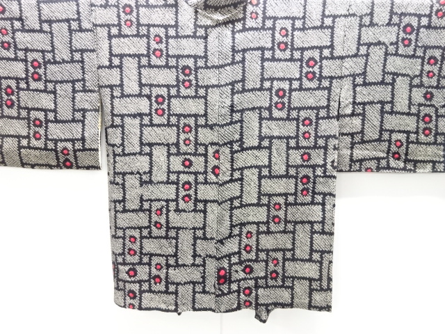 未使用品　本総絞り　幾何学模様絵羽織